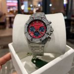 Audemars Piguet replica swiss movement Lady 37mm Red/Yellow Dial Japan Quartz Movement Watch